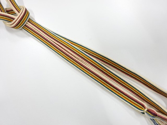 未使用品　正絹　手組帯締め